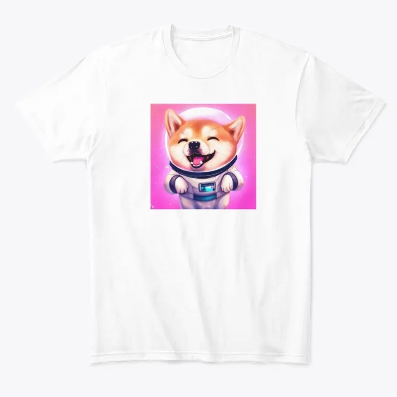 Cute Shiba Inu in Astronaut