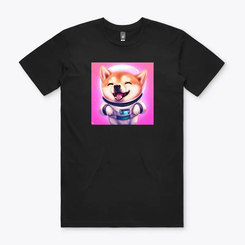 Cute Shiba Inu in Astronaut